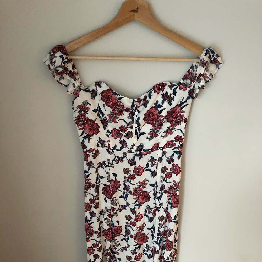 Forever 21 Floral Off The Shoulder Dress